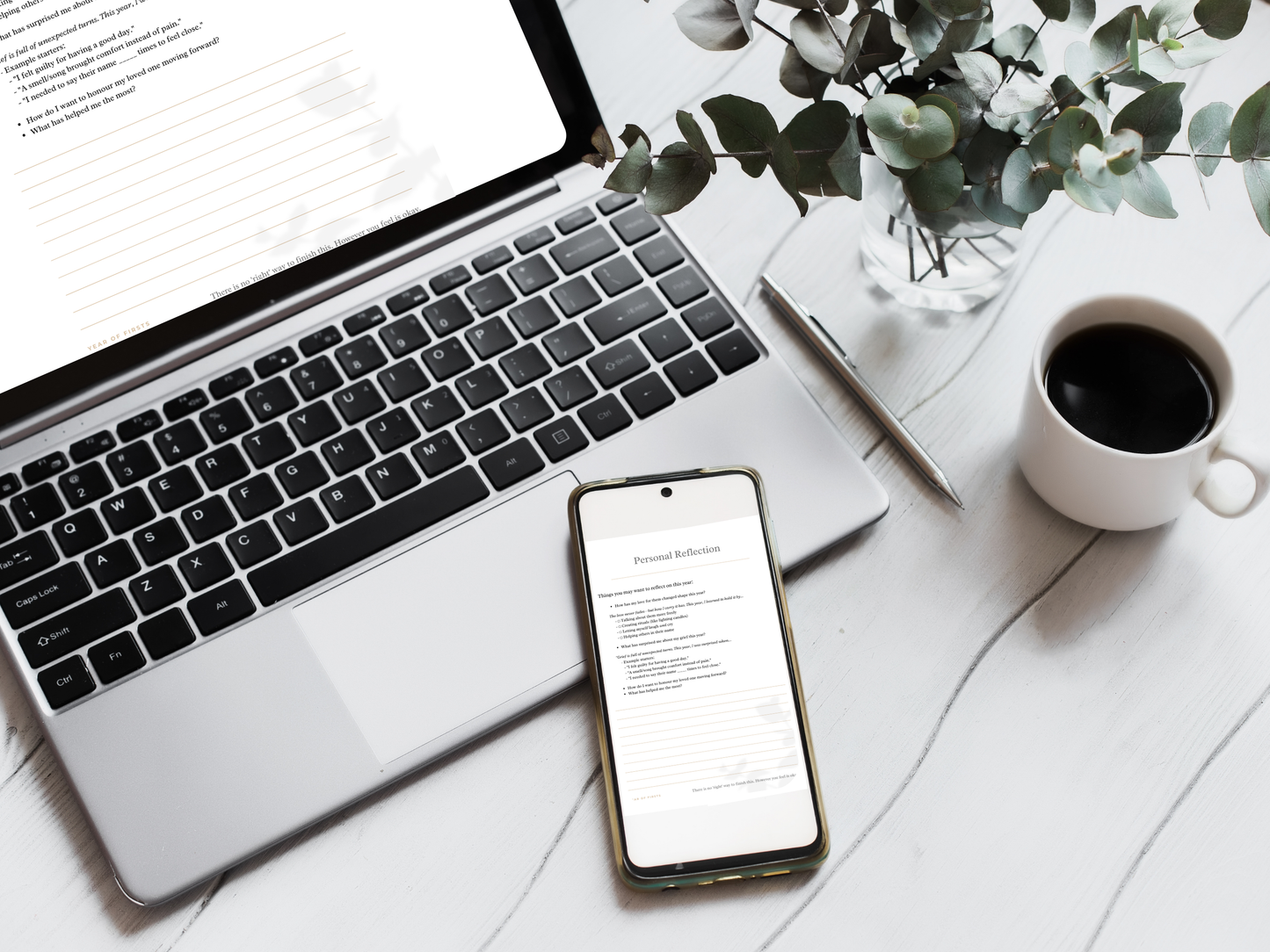 Year of Firsts Milestone Tracker - Child Grief Support - Canva Template for Families - Mourning Gift - Letter to Loved One - Sibling Loss